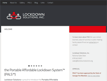 Tablet Screenshot of lockdownsolutions.org
